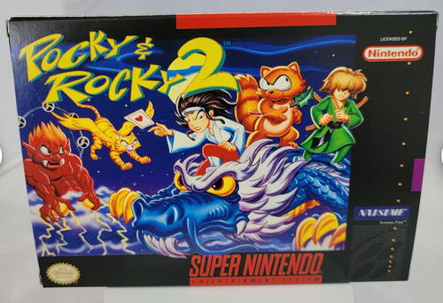 Pocky And Rocky 2 Snes Repro Caja Gratis