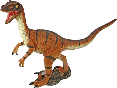 Design Toscano Velociraptor Scaled Estatua De Dinosaurio