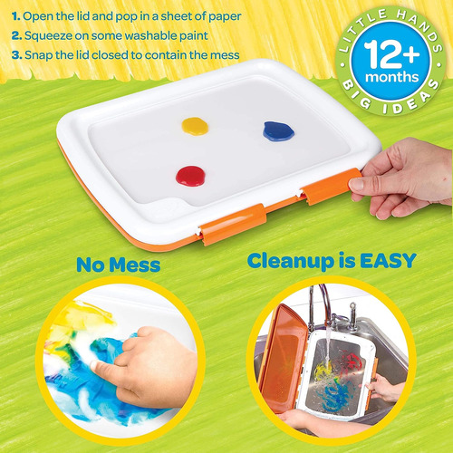 Crayola Lavable Con La Estación De Pintura Con Los Dedos, Me