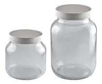 Comprar 12 Frascos De Vidrio 1500 C Y 6 Frascos De Vidrio 3000 Ctapa