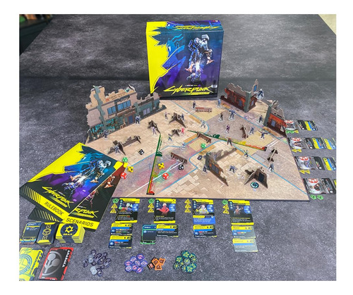 Jogo De Tabuleiro Monster Fight Club Combat Zone Cyberpunk E