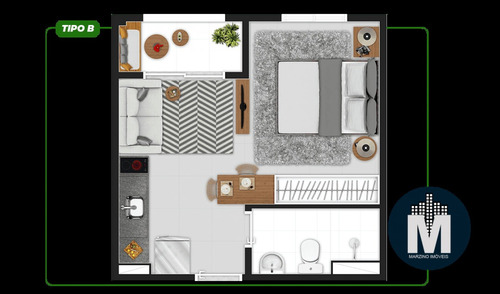 Imagem 15 de 15 de Via Rovai - Osasco Lançamento 1 E 2 Dormitórios 24m² À 51m² , Vaga E Lazer! - Lm116