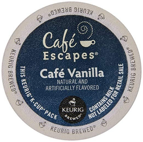 Cafe Escapes Cafe Vainilla K-copas 1 Box (12 K-copas)