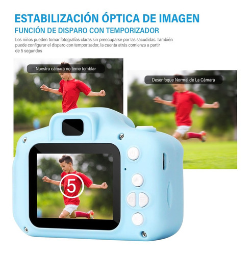 Mini Cámara Portátil Para Niños + Tarjeta De Memoria 32g