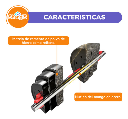 Set Mancuernas Ajustables 40 Kg Barra Y Mancuernas En Uno