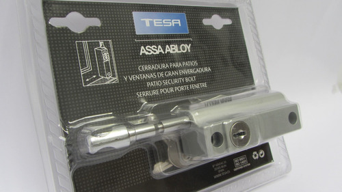 Imagen 4 de 4 de Tranca De Aplicar Con Llave / Cerradura Española Tesa Para