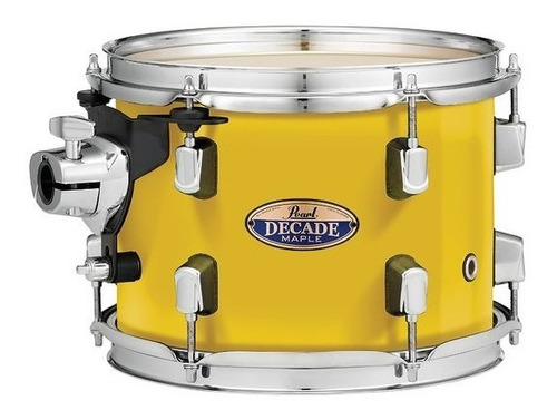 Bateria Pearl Decade Maple 3 Cuerpos B24 Tt13 Tf16 Dmp943xp/c 228 Solid Yellow Color Amarilla