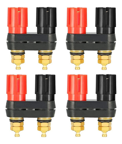 Gdqlcnxb 4 Pack Dual 0.157 In Banana Plug Jack Socket Post