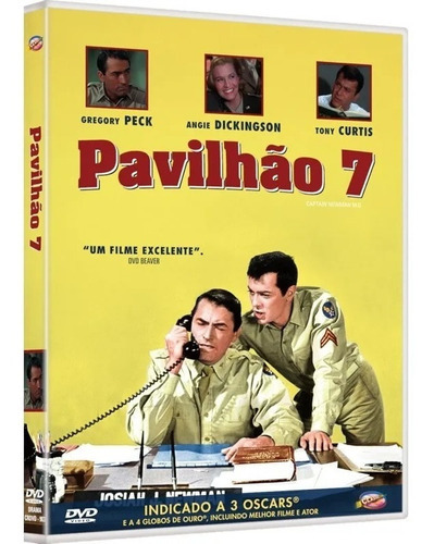 Pavilhão 7 - Dvd - Gregory Peck  Tony Curtis  Robert Duvall
