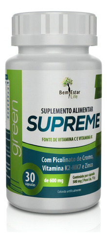 Detox Supreme Green 30 Capsulas