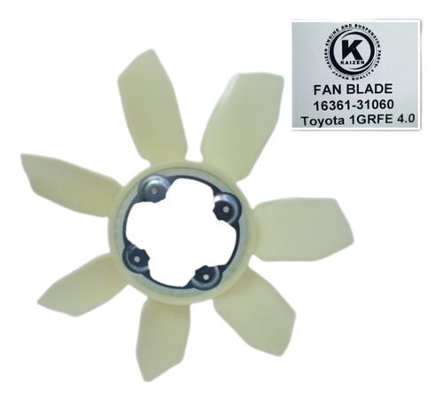 Aspa De Fan Clutch Toyota Fj Machito 1grfe 4.0l