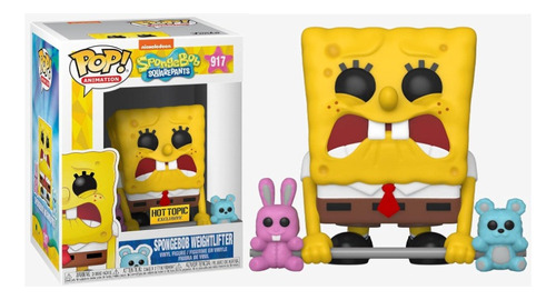 Bob Esponja Funko Pop Spongebob 917 Weightlifter Exclusivo