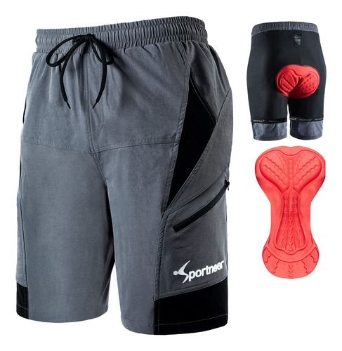 Pantalones Cortos De Ciclismo De Montana Sportneer Para Hom