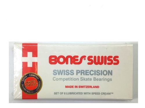 Imagem 1 de 3 de Rolamentos Bones Swiss Selo Skate Rated