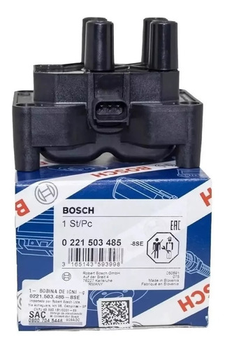 Bobina De Ignição Original Bosch Ford Ka 1.0 1.6 Flex