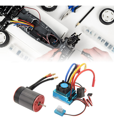 Perfecto Motor A Prueba De Agua Esc Set Rc Brushless