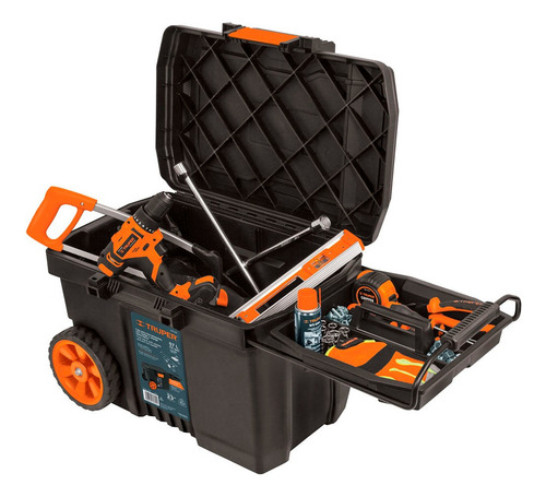Caja Para Herramientas 23 Con Ruedas Truper 10902