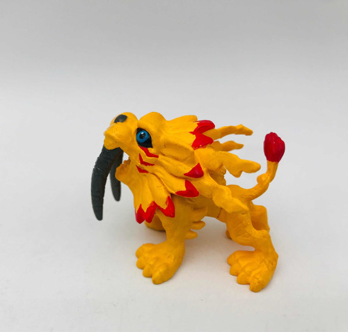 Vintage H-t Bandai Digimon Saberleomon & Ogremon Mini Figure