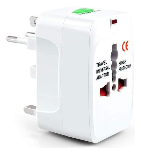 Adaptador Enchufe Universal Viajero Cargador 220v