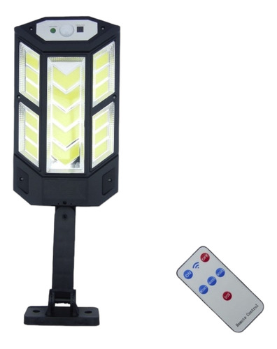 Foco Solar Con Brazo Y Control - Modelo Pp 890c (17 Led Cob)