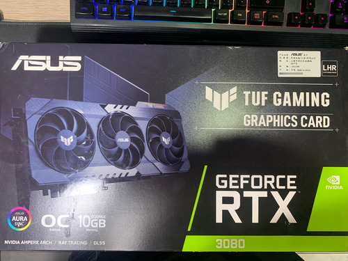 Nvidia Asus Geforce Rtx 30 Series Rtx 3080 (Usado)