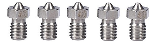 Ive M6 0,4 Mm Boquilla Extrusora Acero Inoxidable Para 1,75