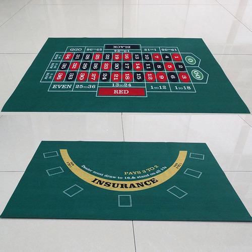 Alfombrilla De De Doble Cara, Para Mesa De Café Y Blackjack