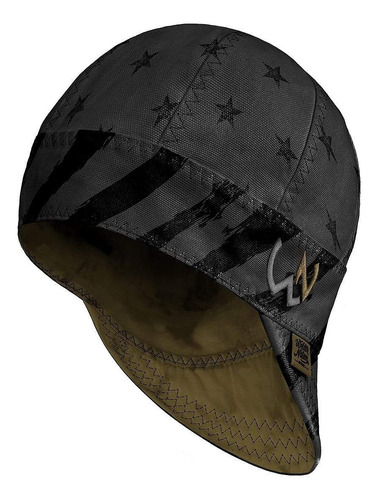 Gorra Para Soldar Welder Nation, Patriota Negro, Talle 8