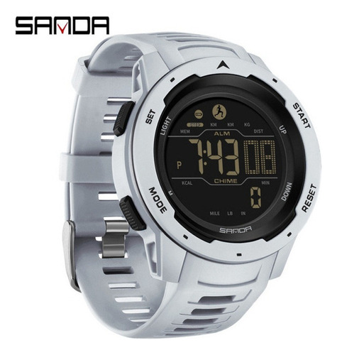 Reloj Sanda Digital Chronograph A Prueba De Agua Para Hombre