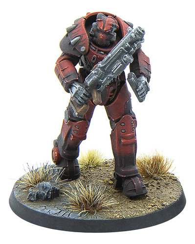 Miniaturas Modiphius Fallout Wasteland Warfare X-01 Power Ar