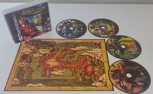 The Legend Of Dragoon Playstation Pacth Midia Preta C/manual