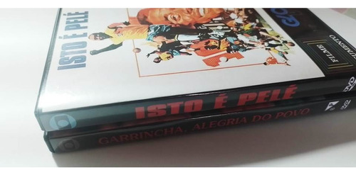 2 Dvds Isto É Pele 1974 E Garrincha Alegria Do Povo 1963 (Usado)