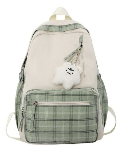 Aesthetic Backpack Mochila Kawaii Para Niñas Y Adolescentes