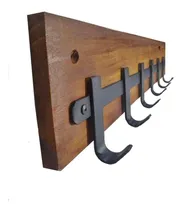 Comprar Perchero 85cm 7 Perchas De Hierro Estilo Industrial