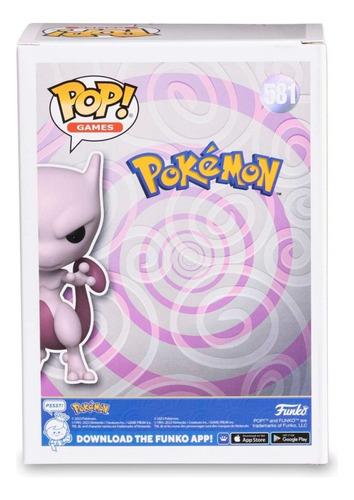 Funko Pop Mewtwo Pokémon #581 Aperlado Exclusivo Original