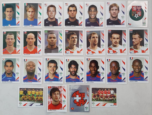 25 Estampas Fifa World Cup Alemania 2006 Panini