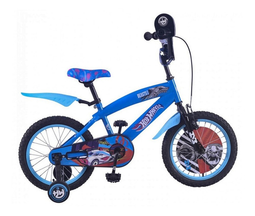 Bicicleta Bici Hotwheels Rodado 16 Para Niño Niña Mvd Sport