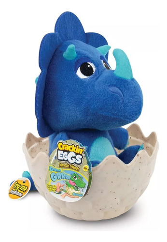 Huevo Mini Cracking Eggs Dino. Peluche Con Sonido. 12cm.