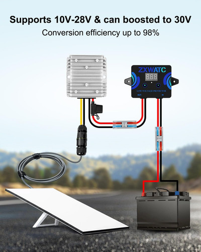 Kit Conversión Cc 12v A 30v 3.5a Con Protector Bajo Voltaje