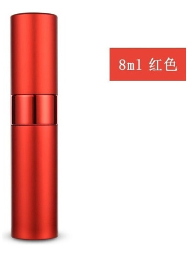 Perfumero Recargable Para Loción Color Rojo 15ml