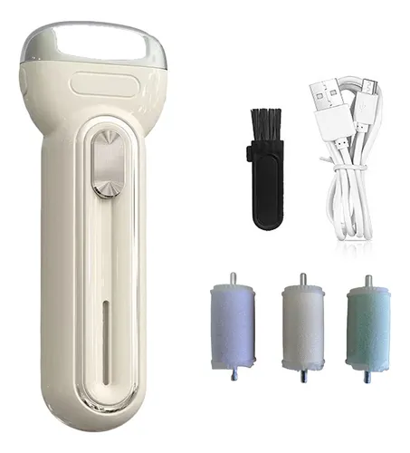 Exfoliador Removedor Callos Pies Usb Inalambrico 3 Cabezales | MercadoLibre