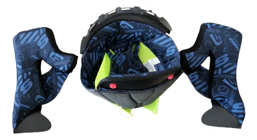 Repuesto Juego De Almohadillas Shaft 502 Para Casco Moteros