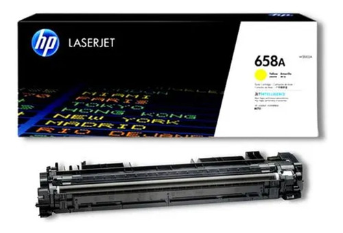 Toner Hp W2002a (658a) L.j. M571 Yellow 6,000 Pgs