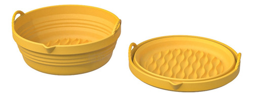 (ou) Forro De Fritadeira De Ar Comprimido Cesta De Silicone