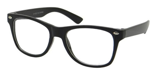 Ninos Nerd Gafas Lente Clara Friki Traje Negro Marco Edad D