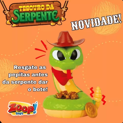 Jogo Tesouro Ataque Serpente Cobra Pegue Ouro Original - Zoop Toys - Outros  Jogos - Magazine Luiza