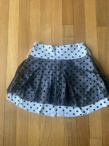 Pollera Para Nena Con Tul Negro
