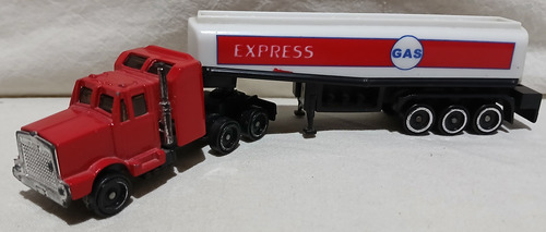 Camión Transporte Combustible Express Gas 1/64 Rojo (Usado)