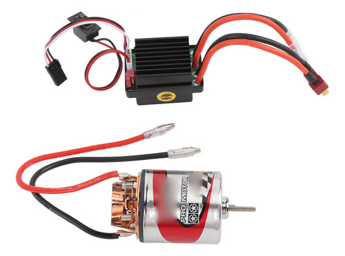 Motor Rc Crawler Esc 540 De Acero Inoxidable Pulido A Prueba