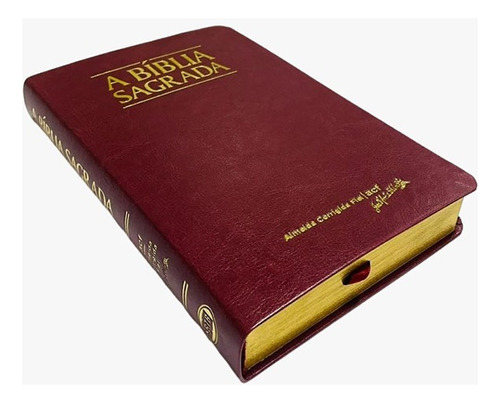 Bíblia Sagrada Acf | Letra Gigante | Luxo | Vinho, De Acf. Editorial Sbtb, Tapa Mole En Português